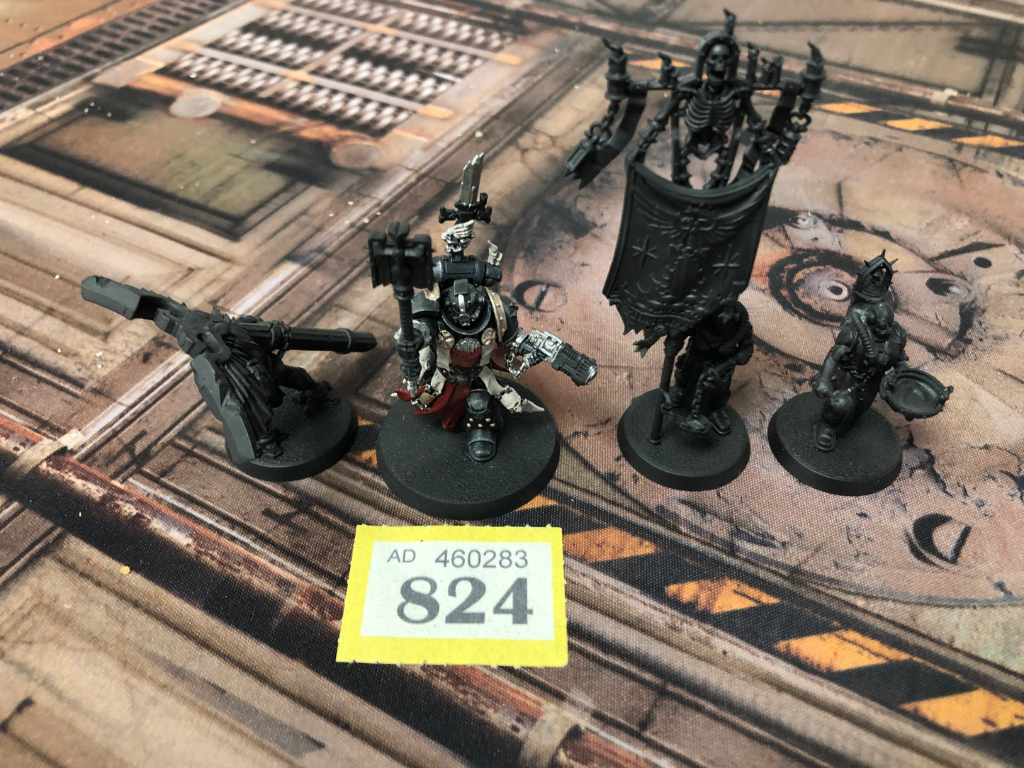 Chaplain Grimaldus & Retinue #824 Black Templars Space Marines Warhammer 40k