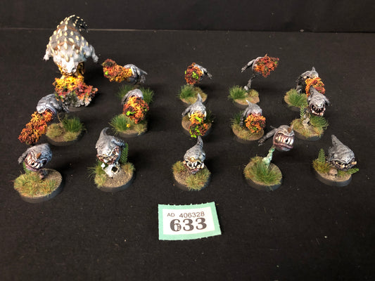 15x Custom Squig Herd #633 VERY Well Painted Orks Gloomspite Gitz AOS Warhammer 40k