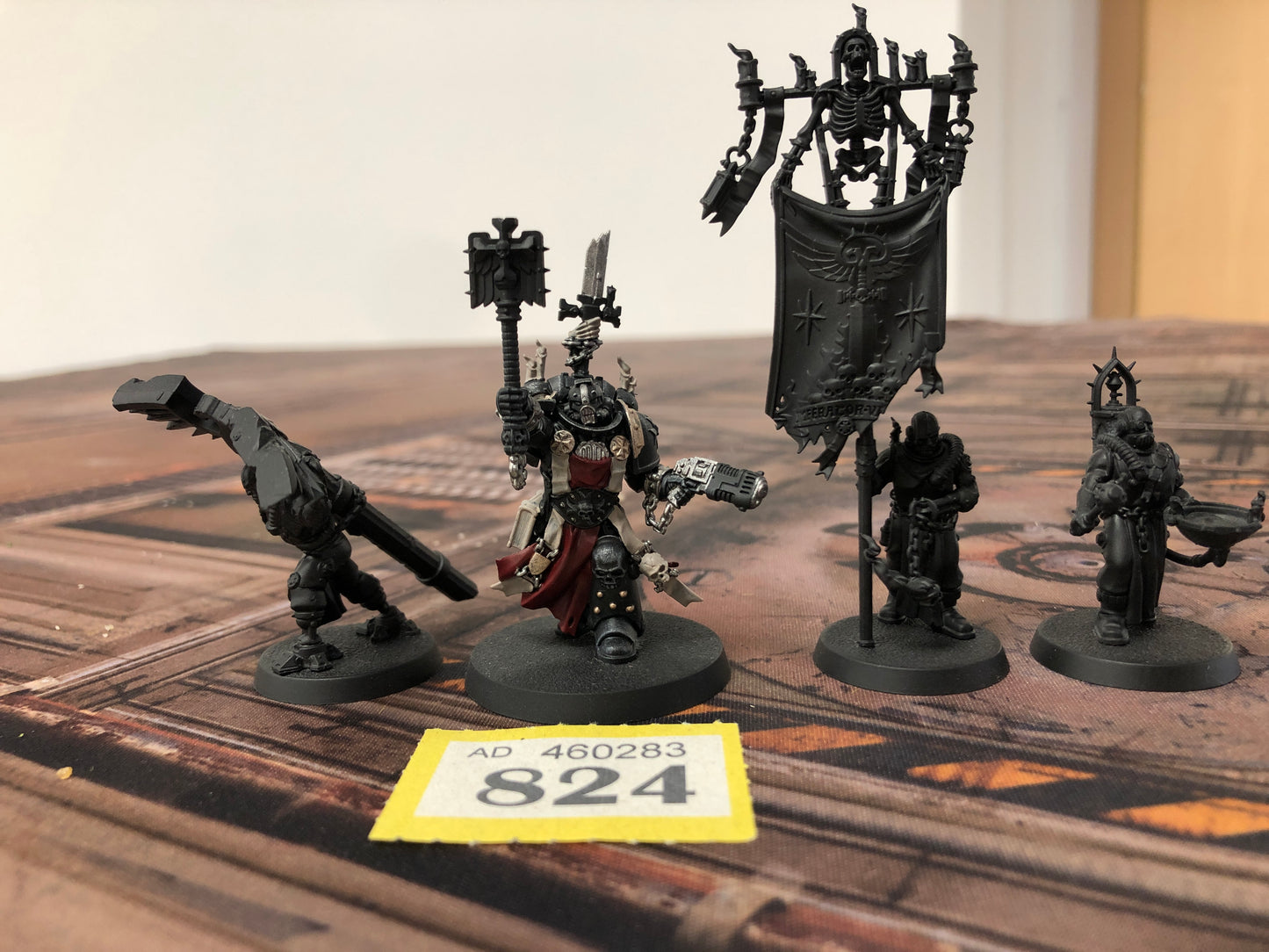 Chaplain Grimaldus & Retinue #824 Black Templars Space Marines Warhammer 40k