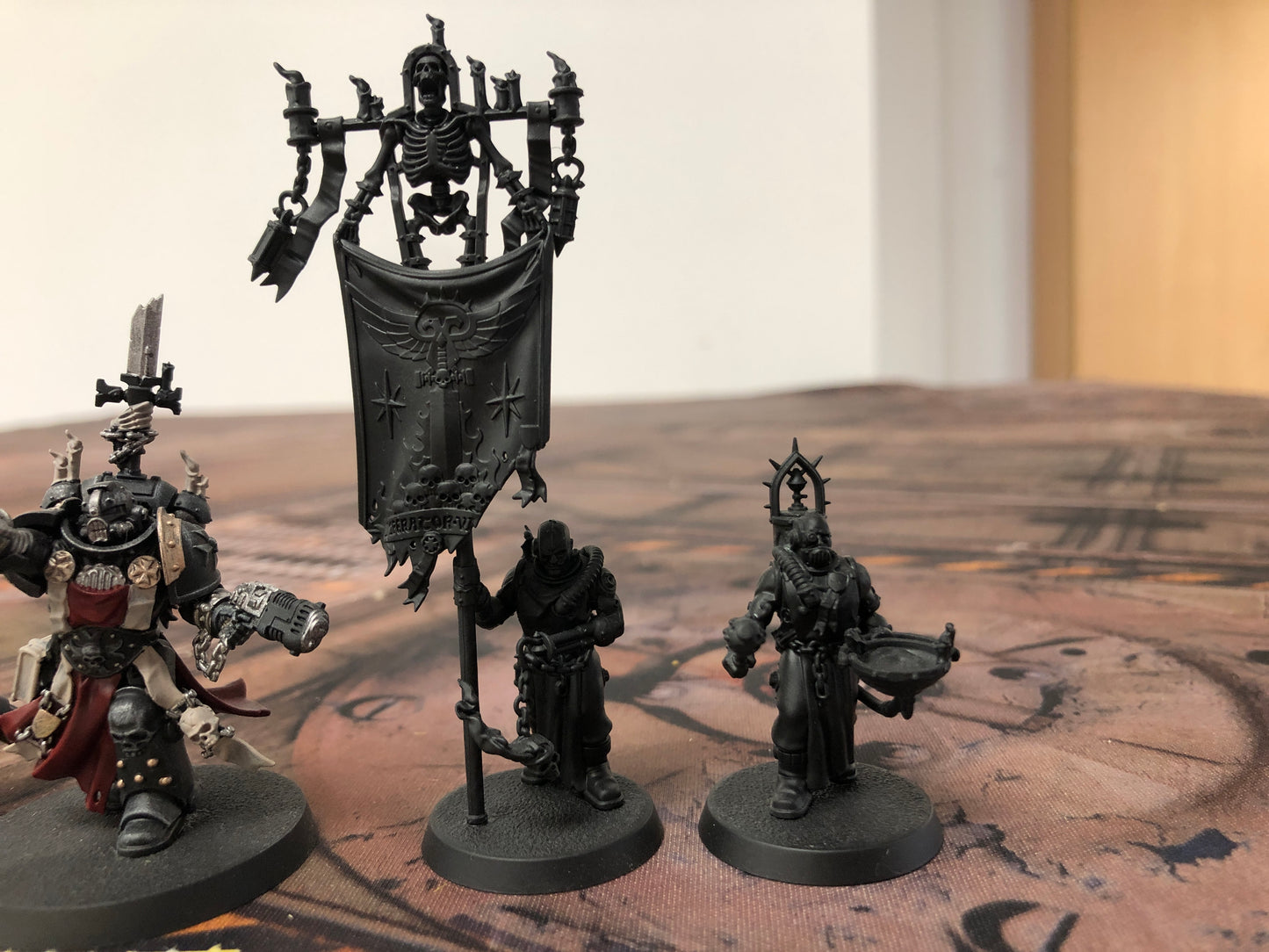 Chaplain Grimaldus & Retinue #824 Black Templars Space Marines Warhammer 40k