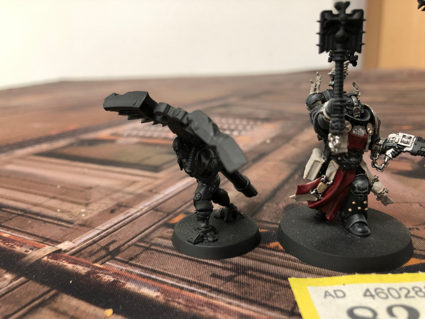 Chaplain Grimaldus & Retinue #824 Black Templars Space Marines Warhammer 40k