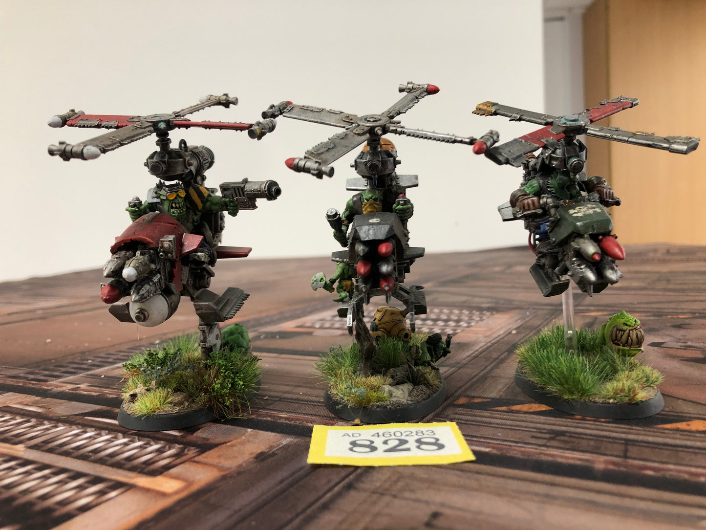 3x Defkoptas #828 Very Well Painted Orks Warhammer 40k