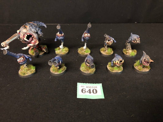 10x Squigs Custom #640 VERY Well Painted Orks  Gloomspite Gitz Orks AOS Warhammer 40k
