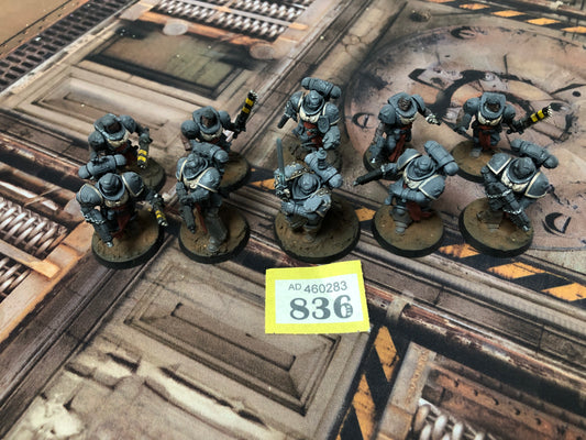 10x Primaris Crusader Squad #836 Black Templars Space Marines Warhammer 40k