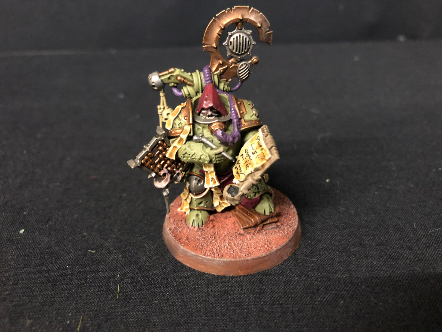 Scribbus Wretch, the Tallyman #646 Well Painted Death guard Warhammer 40k
