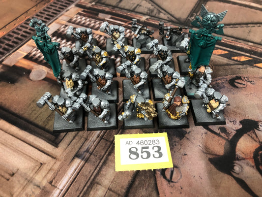 19x Dwarf Hammerers #853 Dwarves Old World Fantasy Warhammer 40k