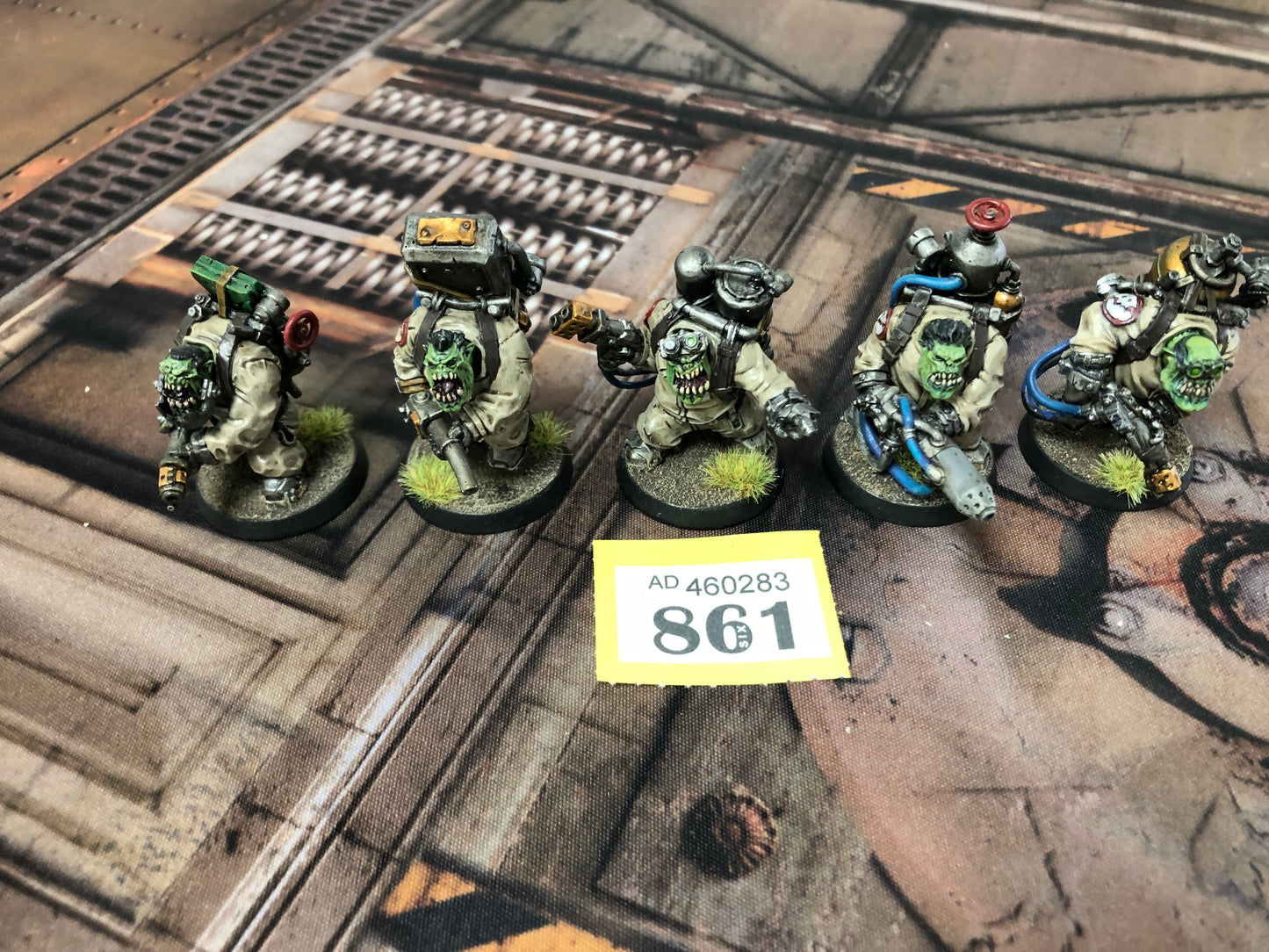 5x Kustom Ork Ghostbusters #861 VERY Well Painted Orks Warhammer 40k