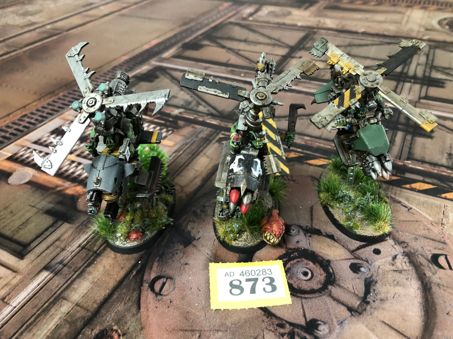3x Deffkoptas #873 VERY Well Painted Orks Warhammer 40k