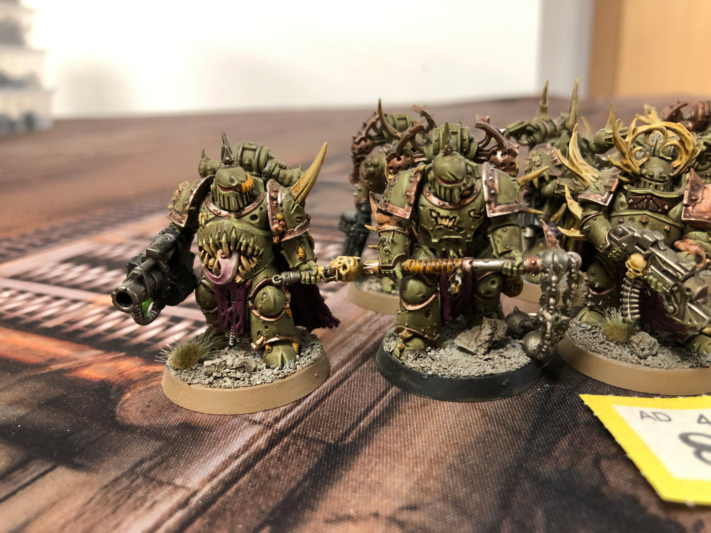 8x Plague Marines #874 Very Well Painted Death Guard Warhammer 40k