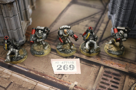 5x Devastators 269 Space Marines Well Painted Warhammer 40k
