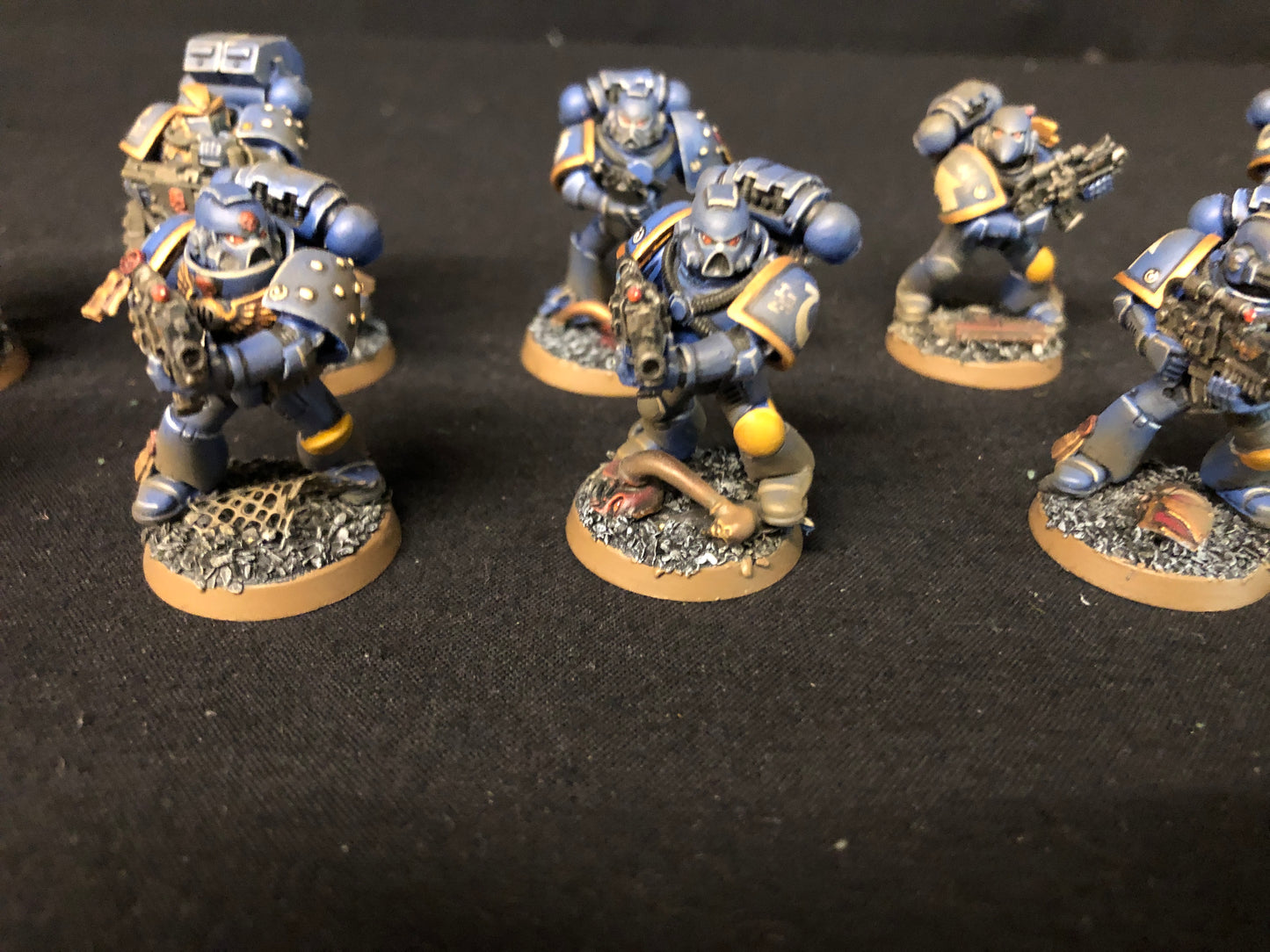 10x Tactical Marines Squad Horus Heresy #707 VERY Well Painted Space Marines Warhammer 40k