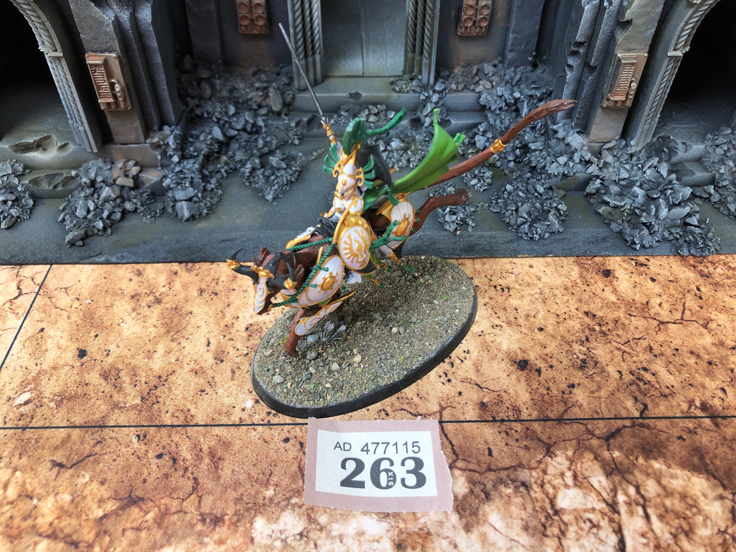 Lyrior Uthralle, Warden of Ymetrica #263 Well Painted Lumineth Realm Lords AOS Warhammer 40k