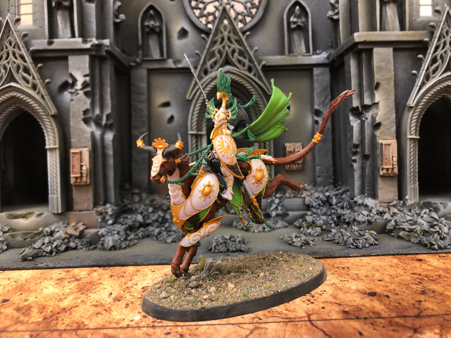 Lyrior Uthralle, Warden of Ymetrica #263 Well Painted Lumineth Realm Lords AOS Warhammer 40k