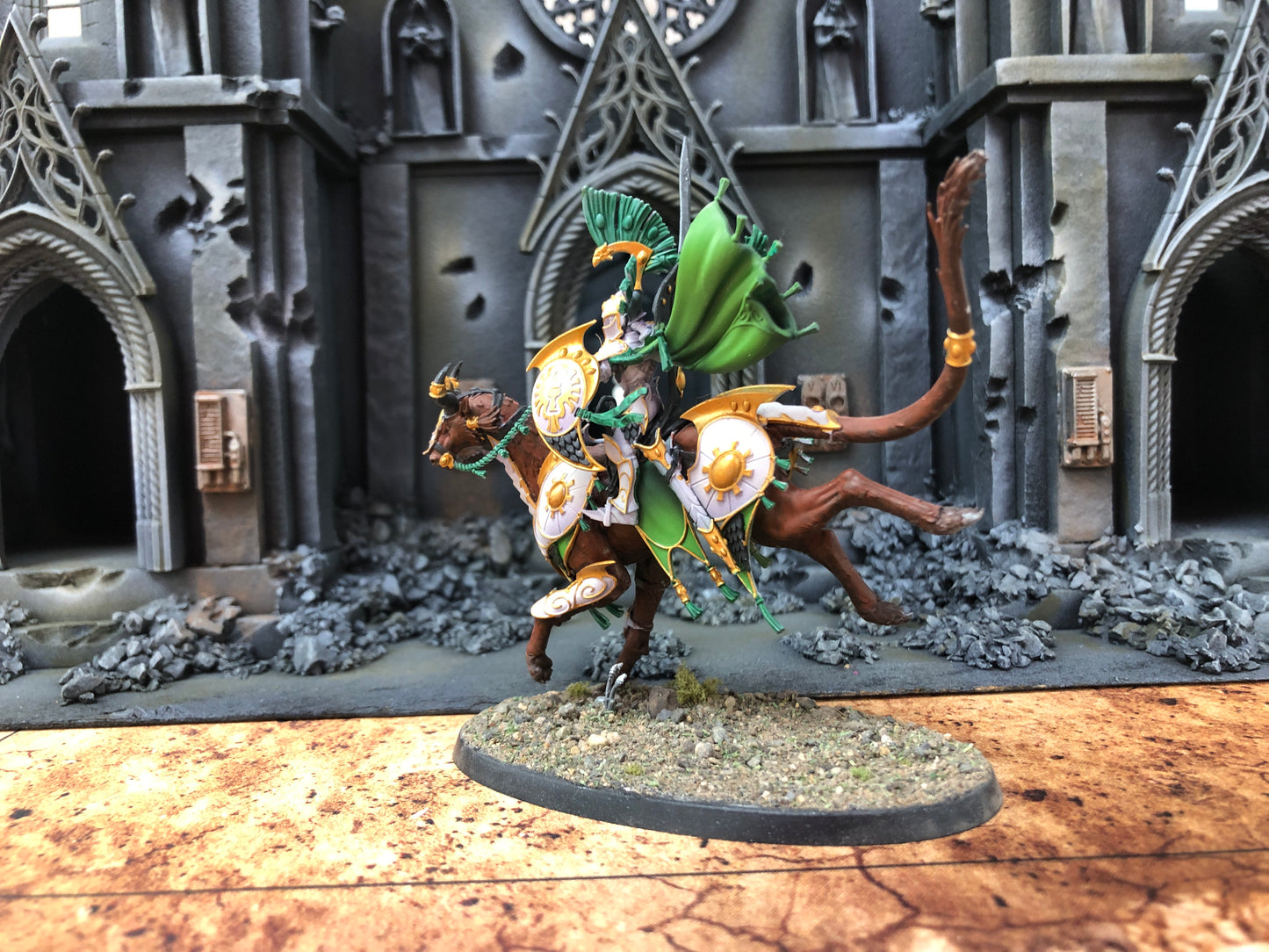 Lyrior Uthralle, Warden of Ymetrica #263 Well Painted Lumineth Realm Lords AOS Warhammer 40k