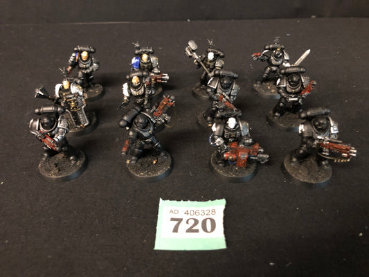 12x Death watch Veterans #720 Space Marines Warhammer 40k