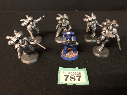 5x Primaris Jump Pack Intercessors + 1 Intercessor #787 Space Marines Warhammer 40k