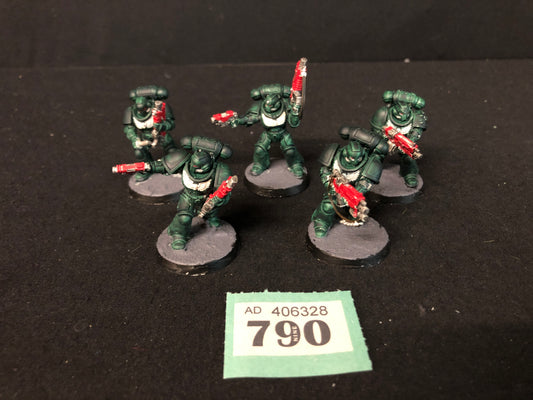 5x Primaris intercessors #790 Space Marines Warhammer 40k