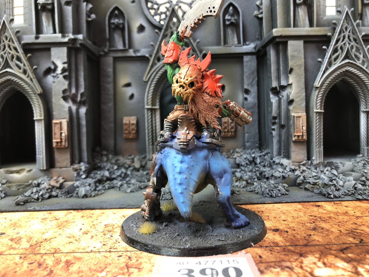 Beastboss on Squigasaur #389 Orruk Warclans AOS Warhammer 40k