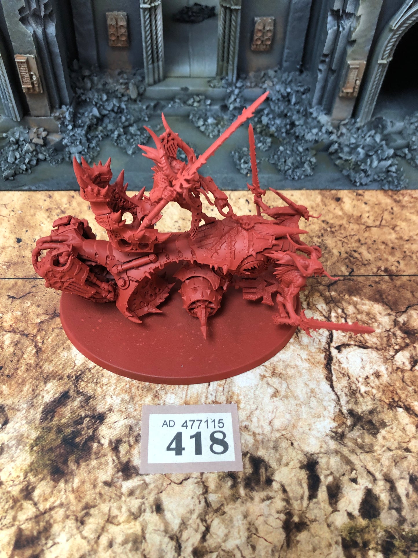 Rendmaster, Herald of Khorne on Blood Throne #418 Blades of Khorne AOS Warhammer 40k