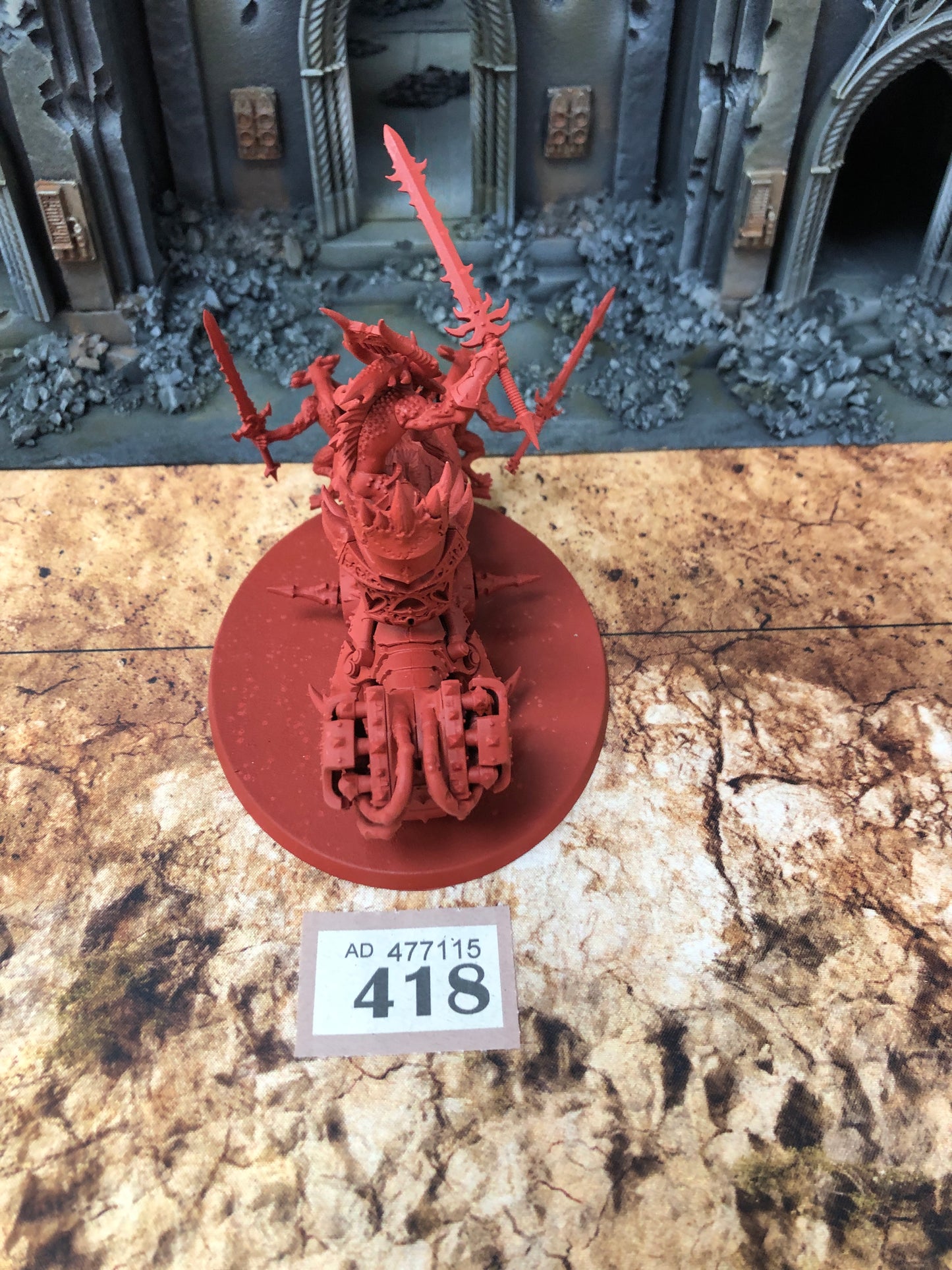 Rendmaster, Herald of Khorne on Blood Throne #418 Blades of Khorne AOS Warhammer 40k