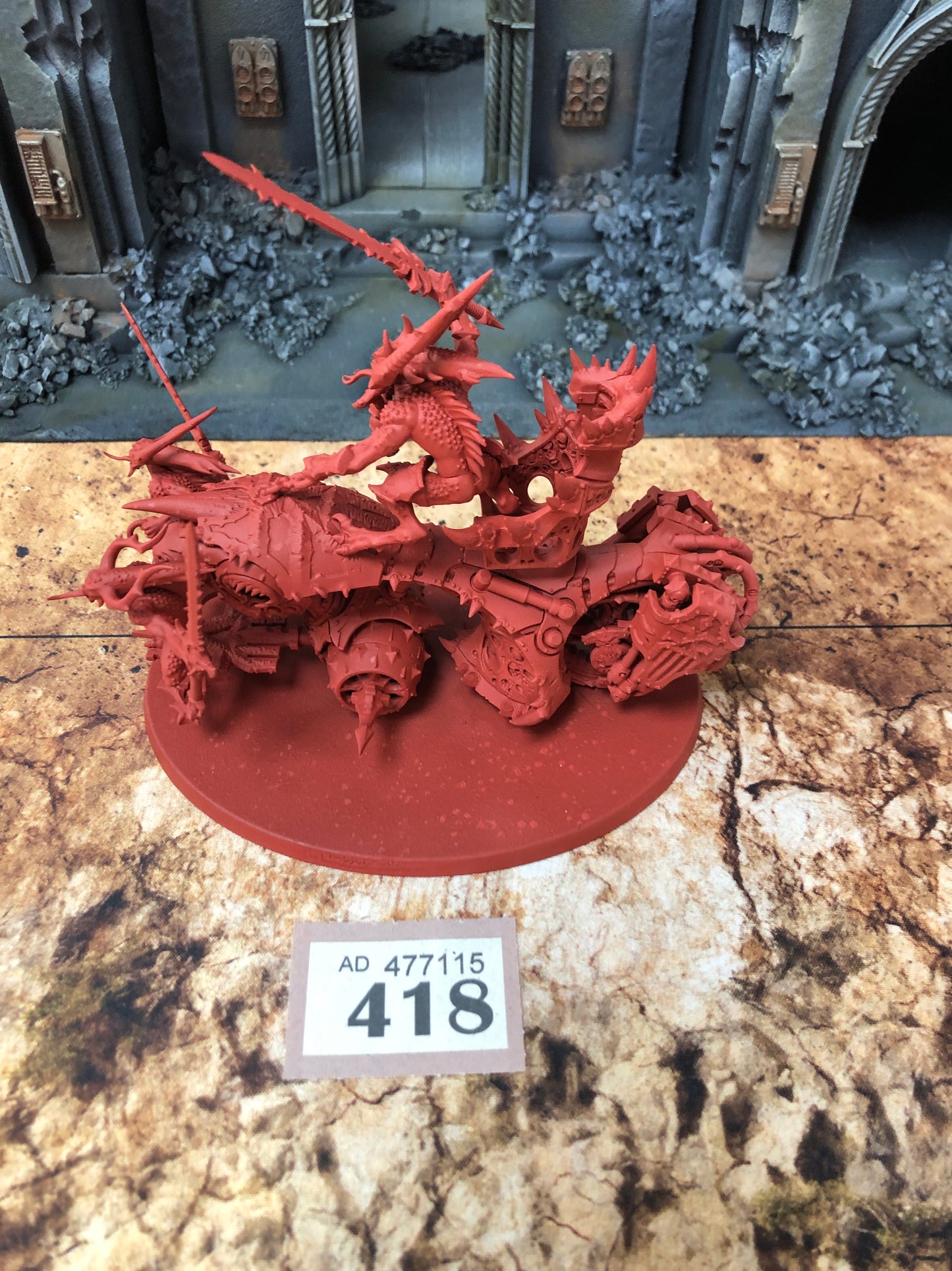 Rendmaster, Herald of Khorne on Blood Throne #418 Blades of Khorne AOS Warhammer 40k