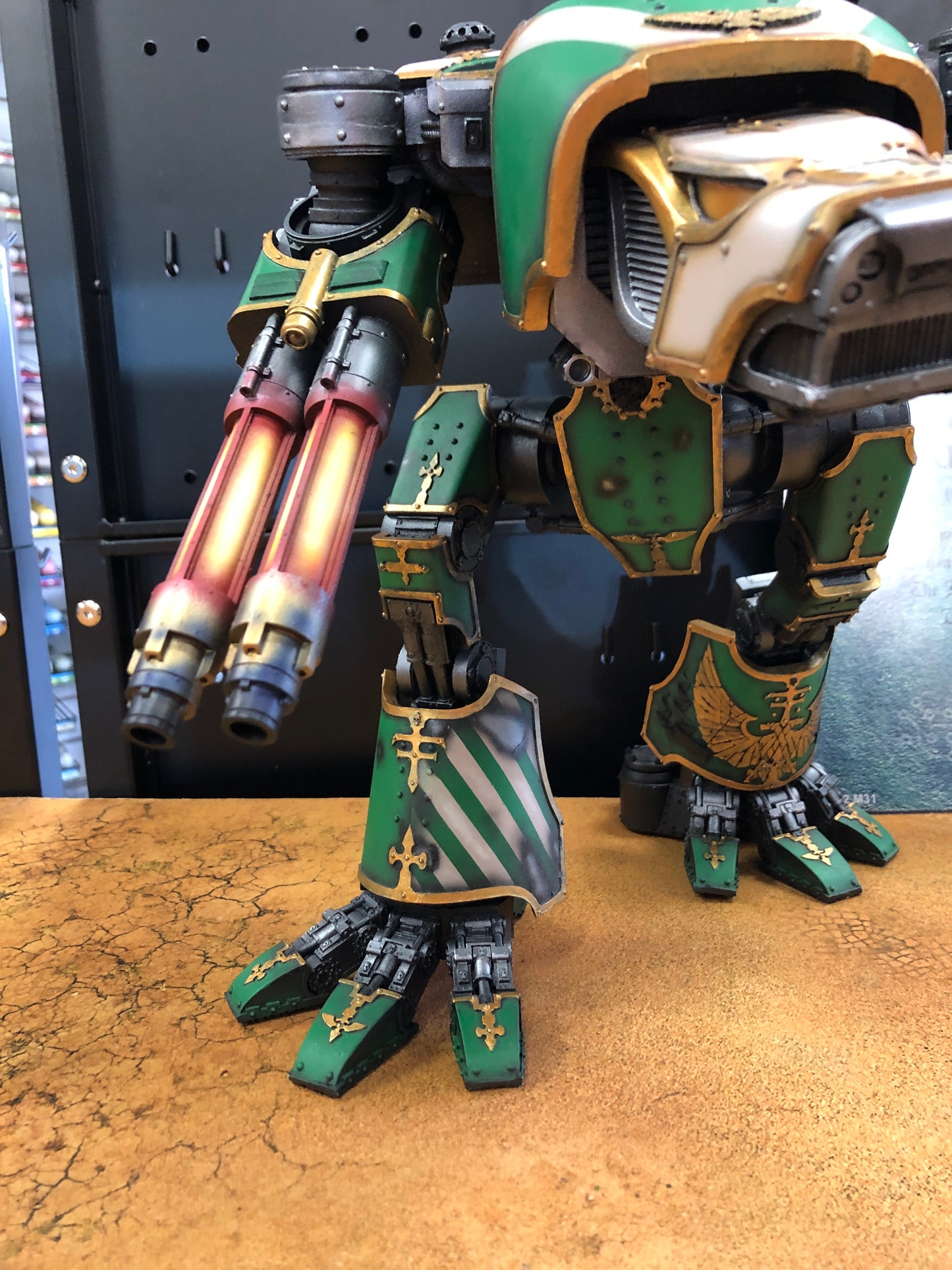 Warhound Titan Forgeworld With Cert Very Well Painted Imperial Knight Warhammer 40k