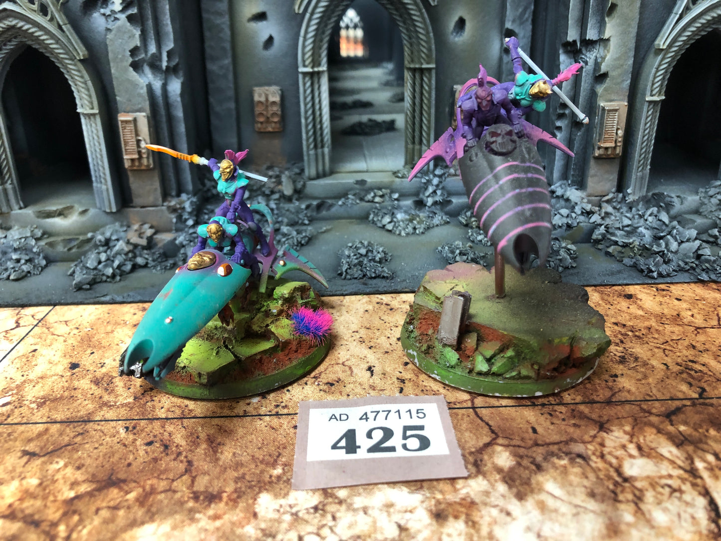 2x Skyweavers #425 Well Painted Harlequins Aeldari Warhammer 40k
