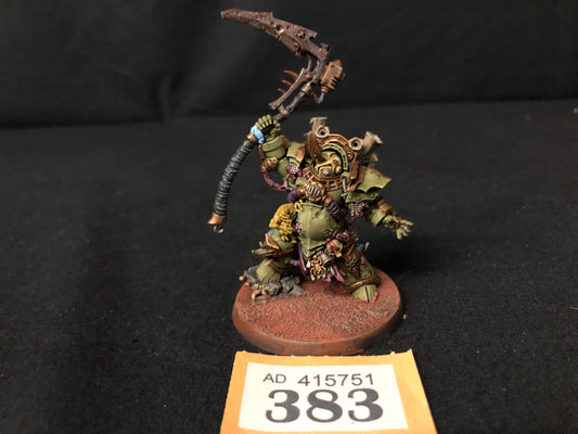 Typhus Herald of the Plague god (Weapon blue tack) #383 VERY Well Painted Death Guard Warhammer 40k