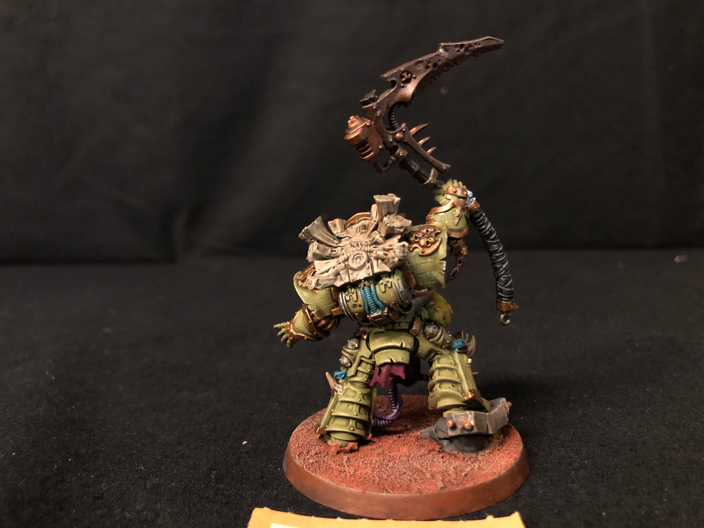 Typhus Herald of the Plague god (Weapon blue tack) #383 VERY Well Painted Death Guard Warhammer 40k