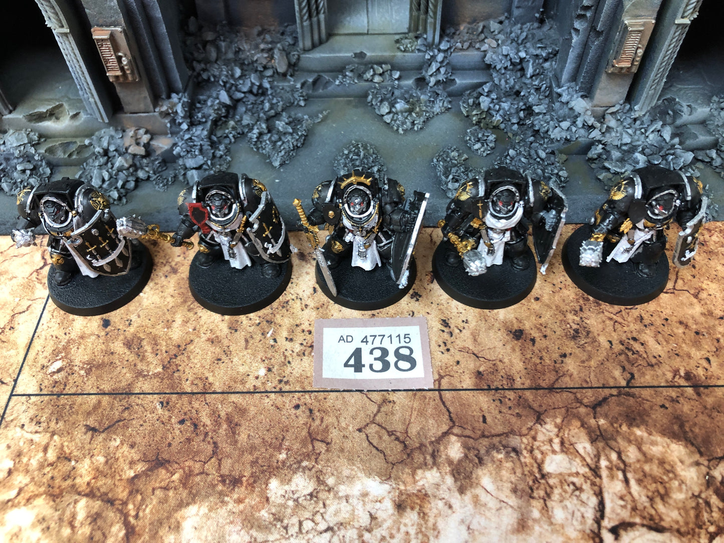 5x Deathwing Terminators Squad #438 Space Marines Warhammer 40k