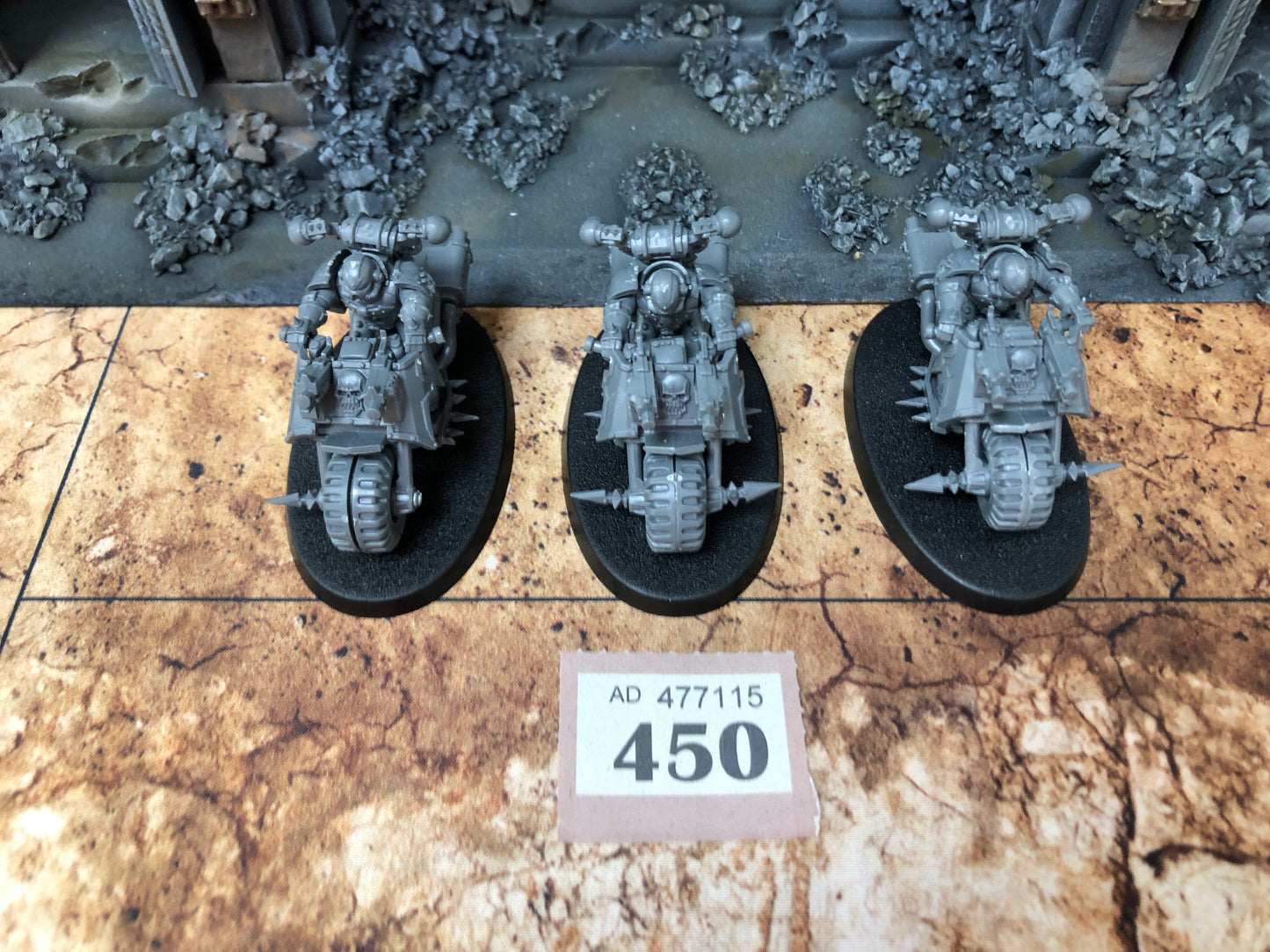3x Chaos Bikers #450 Chaos Space Marines Warhammer 40k