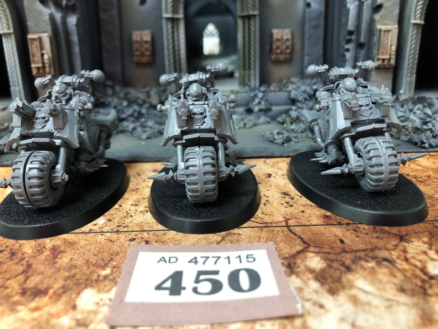 3x Chaos Bikers #450 Chaos Space Marines Warhammer 40k