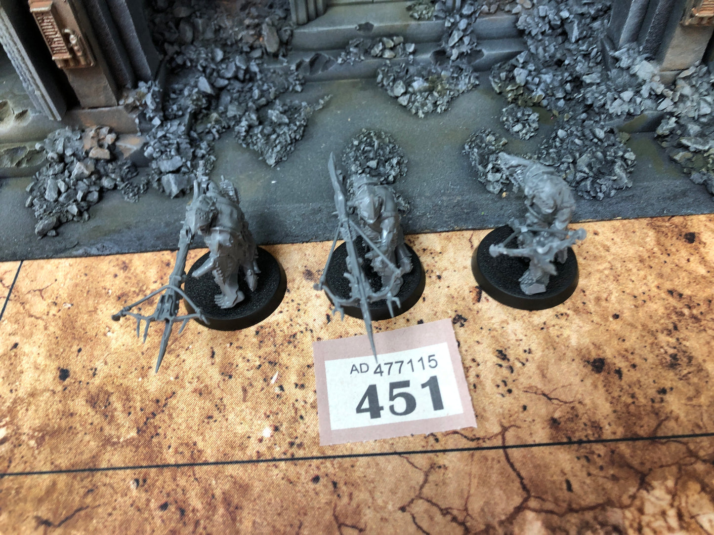 3x Man Skewer Boltboyz #451 Orruk Warclans AOS Warhammer 40k