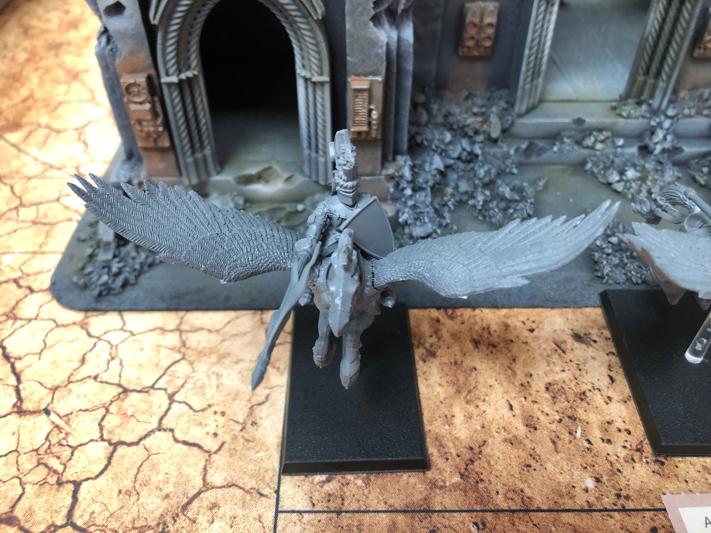 3x Pegasus Knights #458 Kingdoms of Bretonnia Fantasy Old World Warhammer 40k