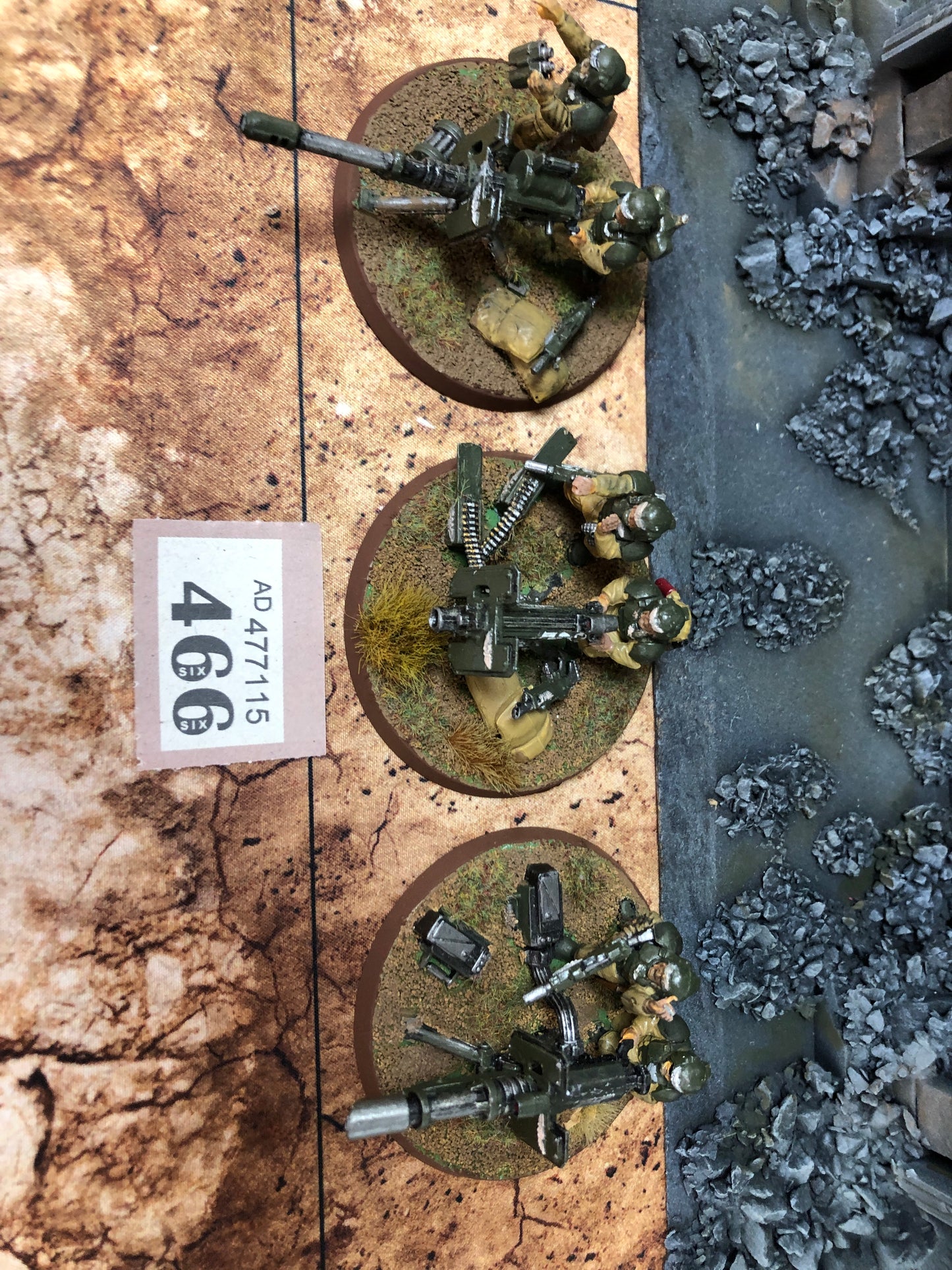 3x Heavy Weapons Squad #466 Astra Militarum Warhammer 40k