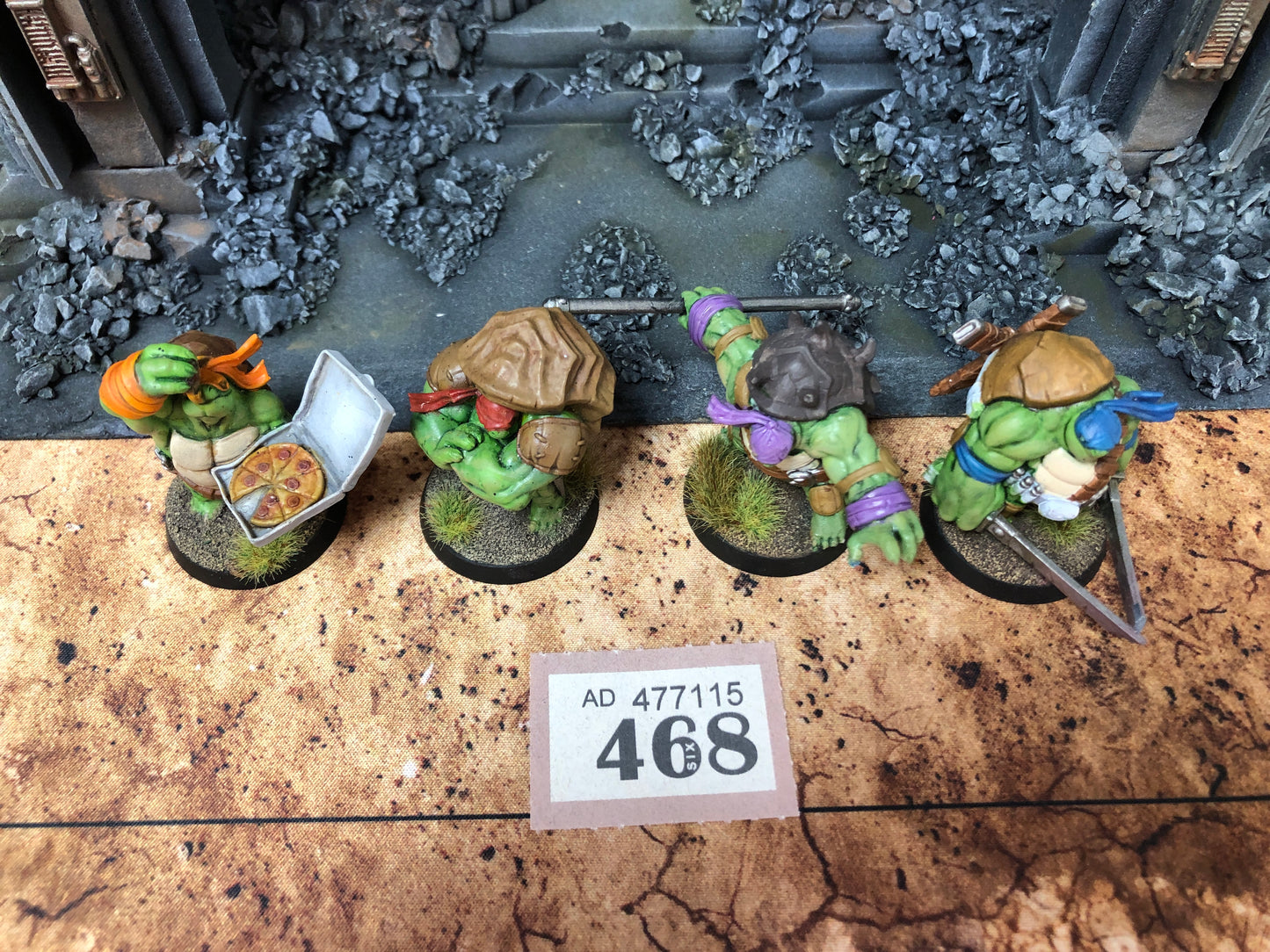 Teenage Mutant Ninja Turtles Custom #468 VERY Well Painted Warhammer 40k