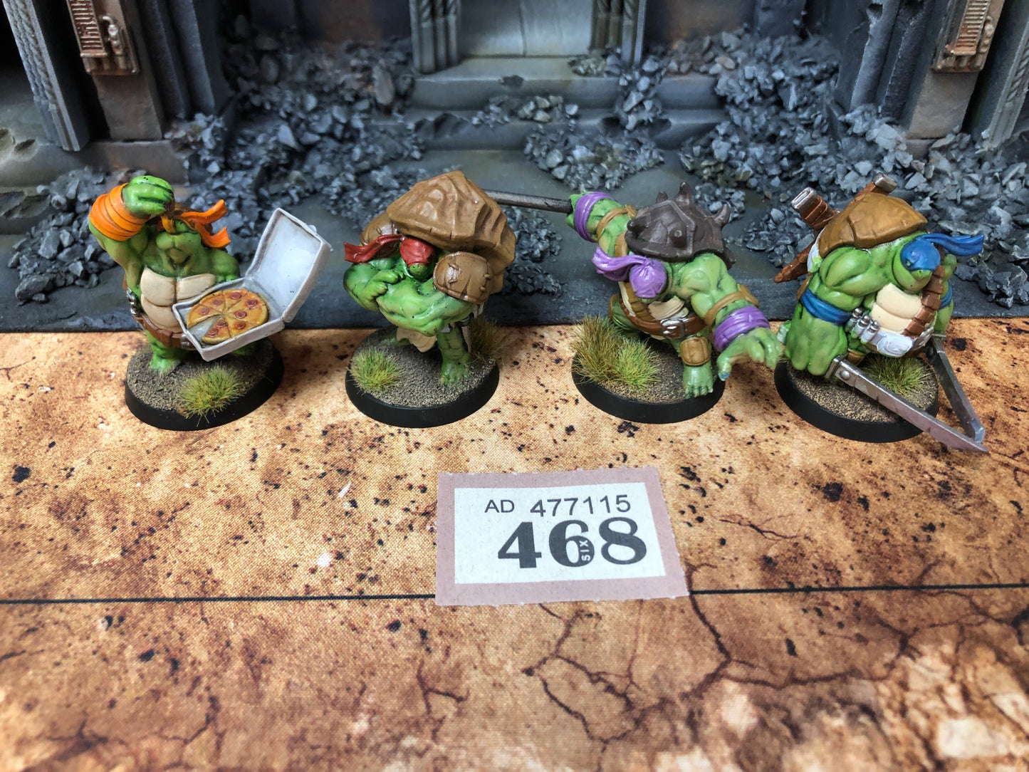 Teenage Mutant Ninja Turtles Custom #468 VERY Well Painted Warhammer 40k