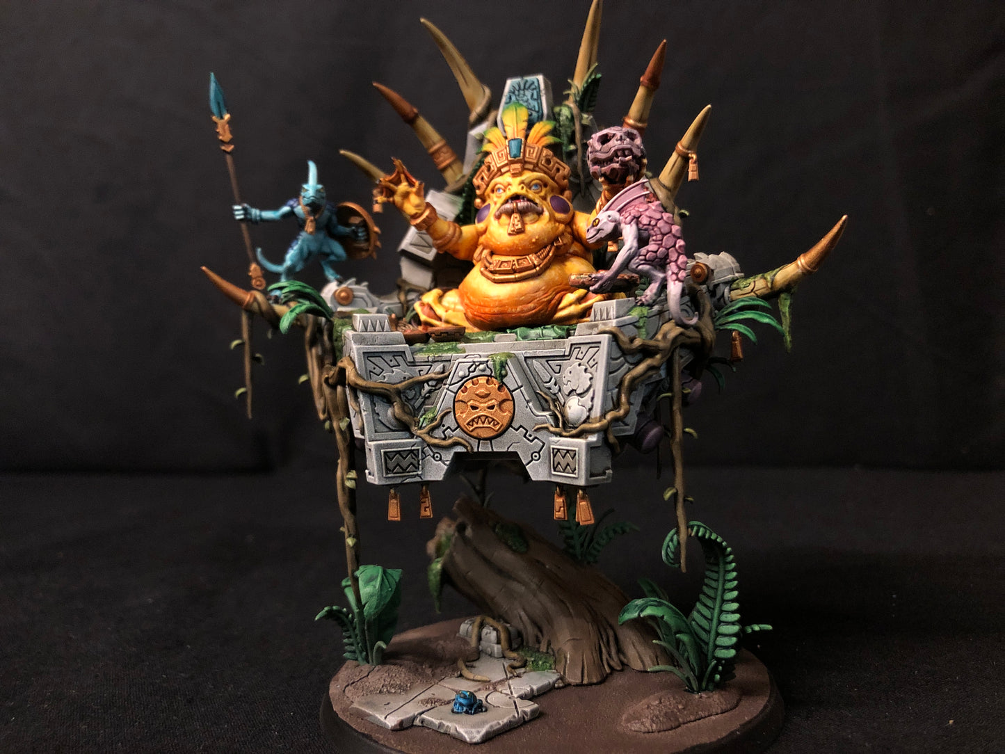 Slann Starmaster #411 VERY Well Painted Seraphon AOS Warhammer 40k