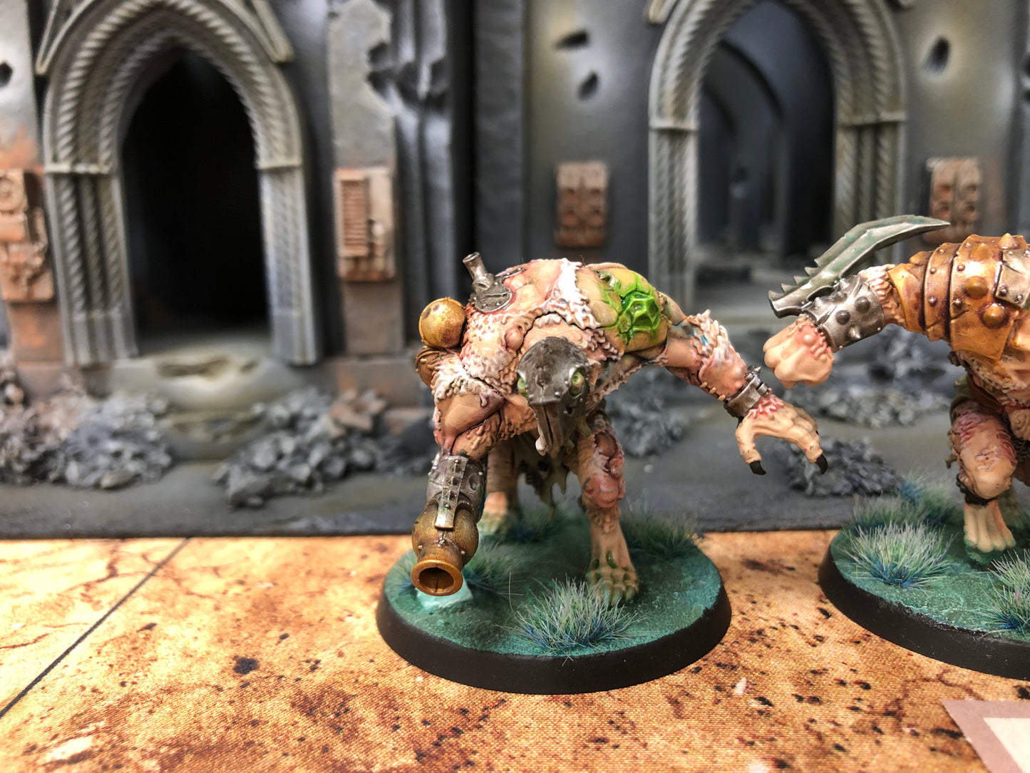 3x Rat Ogors #470 Very Well Painted Skaven AOS Warhammer 40k