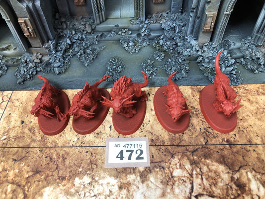 5x Flesh Hounds #472 Blades of Khorne AOS Warhammer 40k
