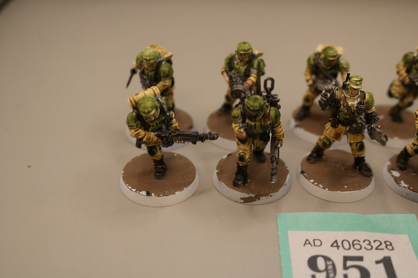 10x Cadian Shock Troops 951 Astra Militarum Warhammer 40k