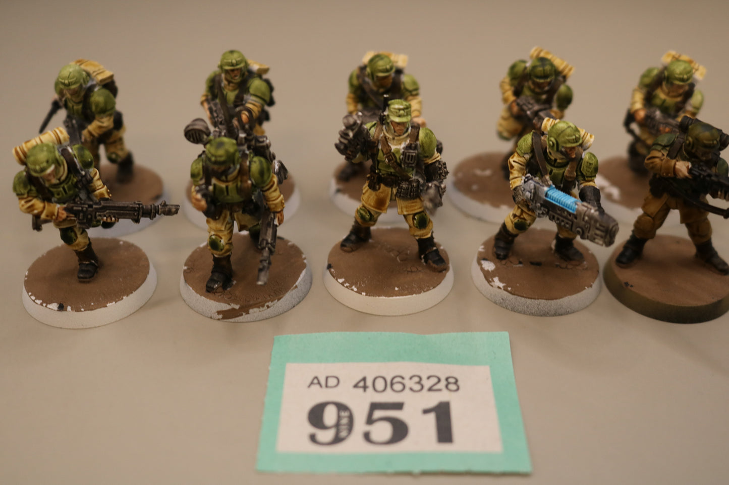 10x Cadian Shock Troops 951 Astra Militarum Warhammer 40k