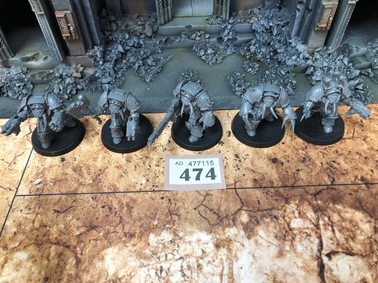 5x Terminator Squad #474 Chaos Space Marines Warhammer 40k
