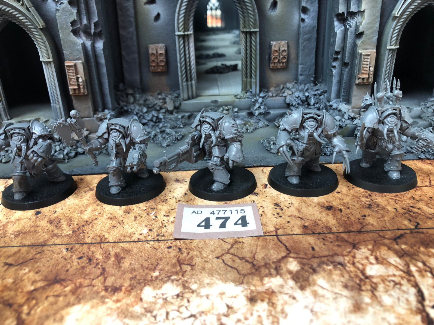 5x Terminator Squad #474 Chaos Space Marines Warhammer 40k