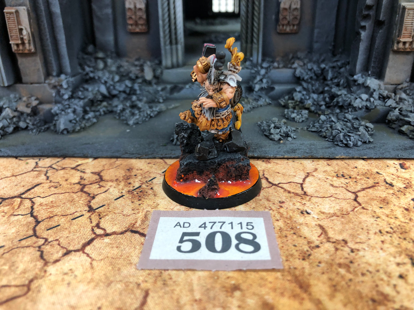 Dwarf Slayer of Legend #508 Well Painted Dwarfen Mountain Holds Old World Fantasy Warhammer 40k