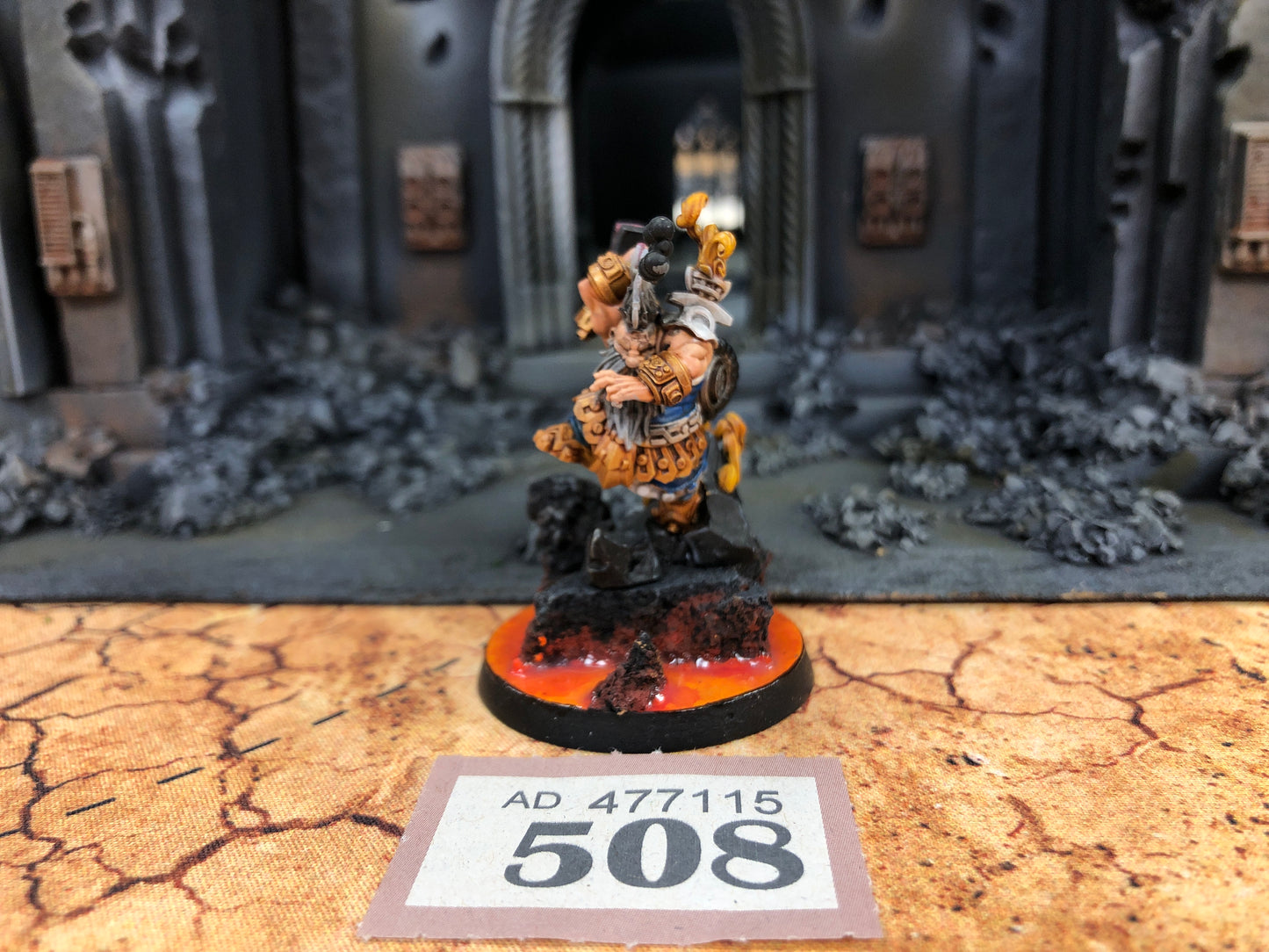Dwarf Slayer of Legend #508 Well Painted Dwarfen Mountain Holds Old World Fantasy Warhammer 40k