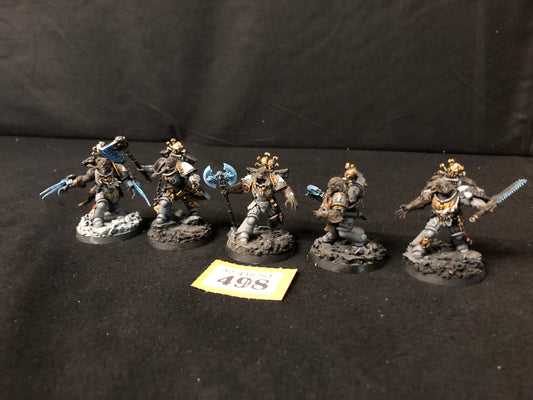 5x Wolfguard Terminators #498 Space Wolves Space Marines Warhammer 40k