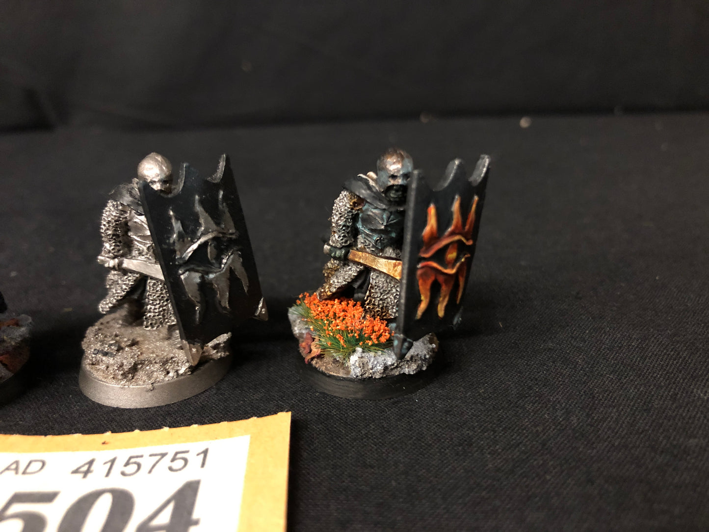 3x Black Guard OOP #504 Mordor MESBG LOTR Warhammer 40k