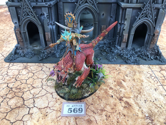 Carnosaur #569 VERY Well Painted Seraphon AOS Warhammer 40k