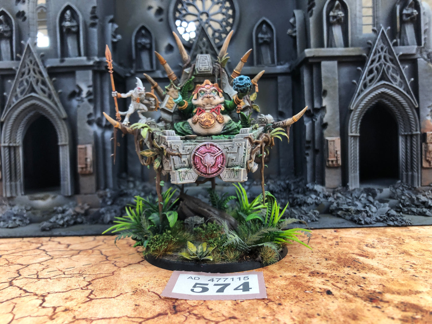 Slann Starmaster #574 VERY Well Painted Seraphon AOS Warhammer 40k